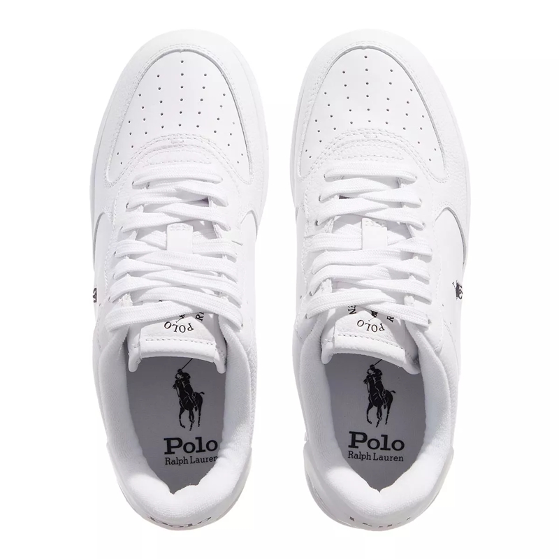 Polo Ralph Lauren Low-Top-Sneaker Masters Crt Sneakers Low Top Lace White/White/Black(Image 6)
