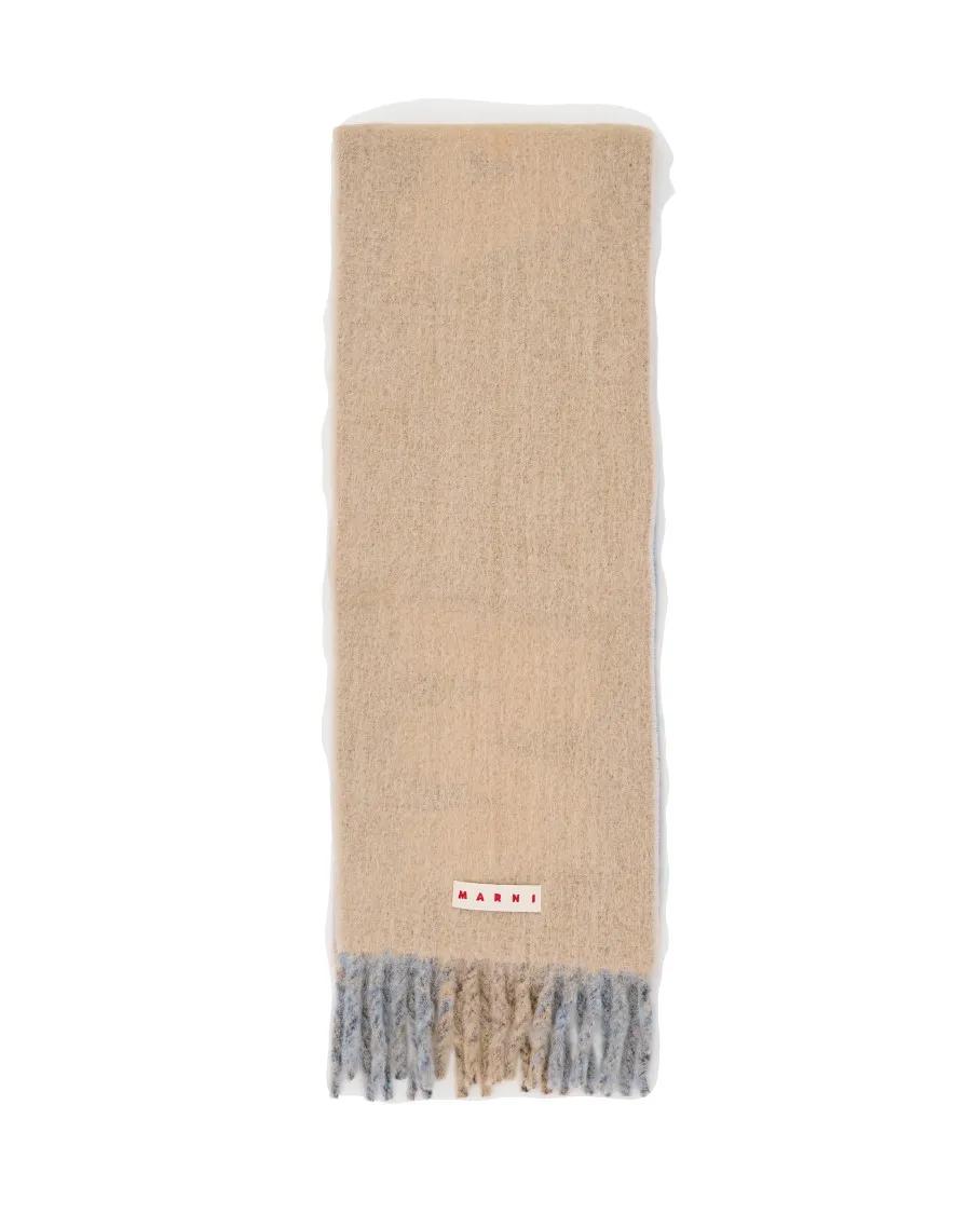 Marni Tücher & Schals - Wool Logo Scarf - Gr. unisize - in Beige - für Damen