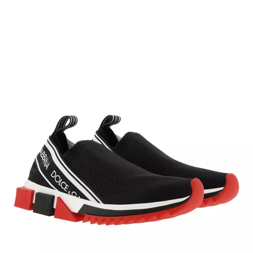 Dolce&Gabbana Sorrento Sneakers Stretch Mesh Black Low-Top Sneaker