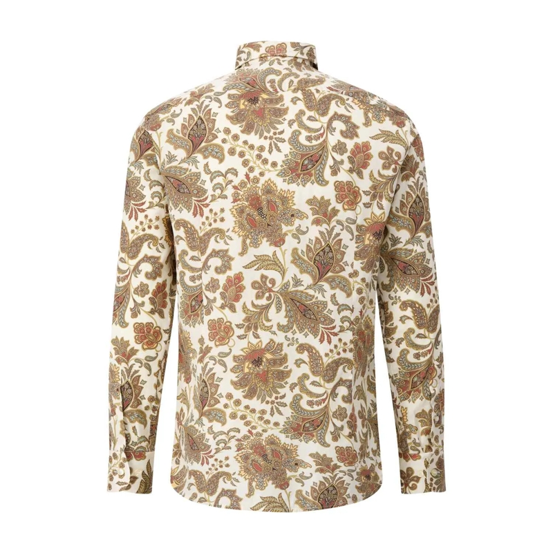 Etro Chemise Freizeithemd mit Paisley-Muster grün