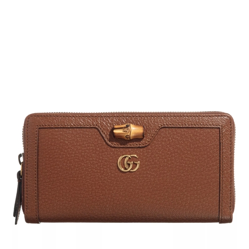 Gucci Diana Continental Wallet Cuir Portemonnaie mit Zip-Around-Reißverschluss
