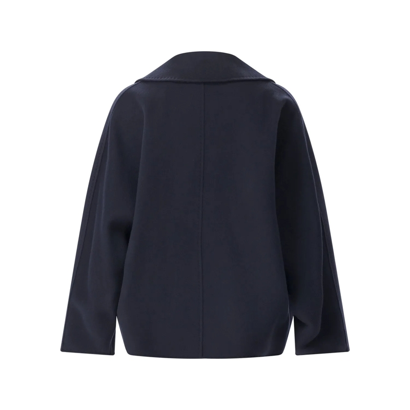 S Max Mara Übergangsmantel Cabanjacke Adele aus Schurwolle blau(Image 2)