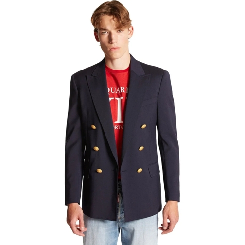 Dsquared2 DSQUARED2 PALM BEACH BLAUE ZWEIREIHIGE JACKE blau 