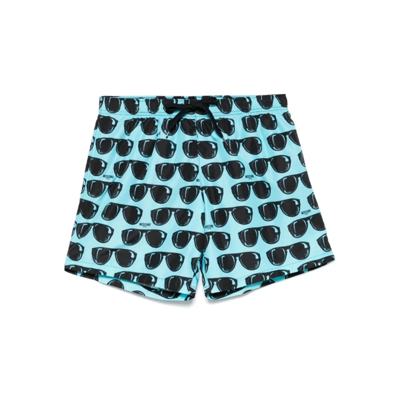 Moschino  Aqua Blue Swim Shorts Blue