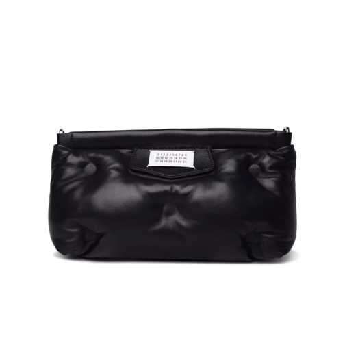 Maison Margiela Black Leather Bag Black Barrel Bag