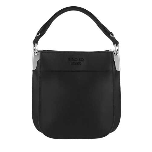 Prada Margit Leather Bag Small Black Cross body-väskor
