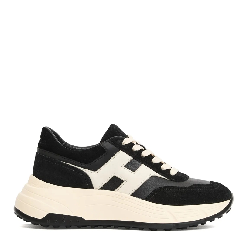 Hogan Sneaker basse H669 Hi Fi Black Suede Running Sboes Black