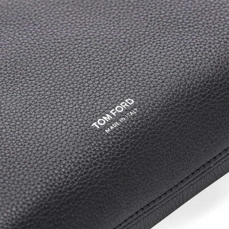 Tom Ford Pochette Pochette aus Leder schwarz(Image 5)
