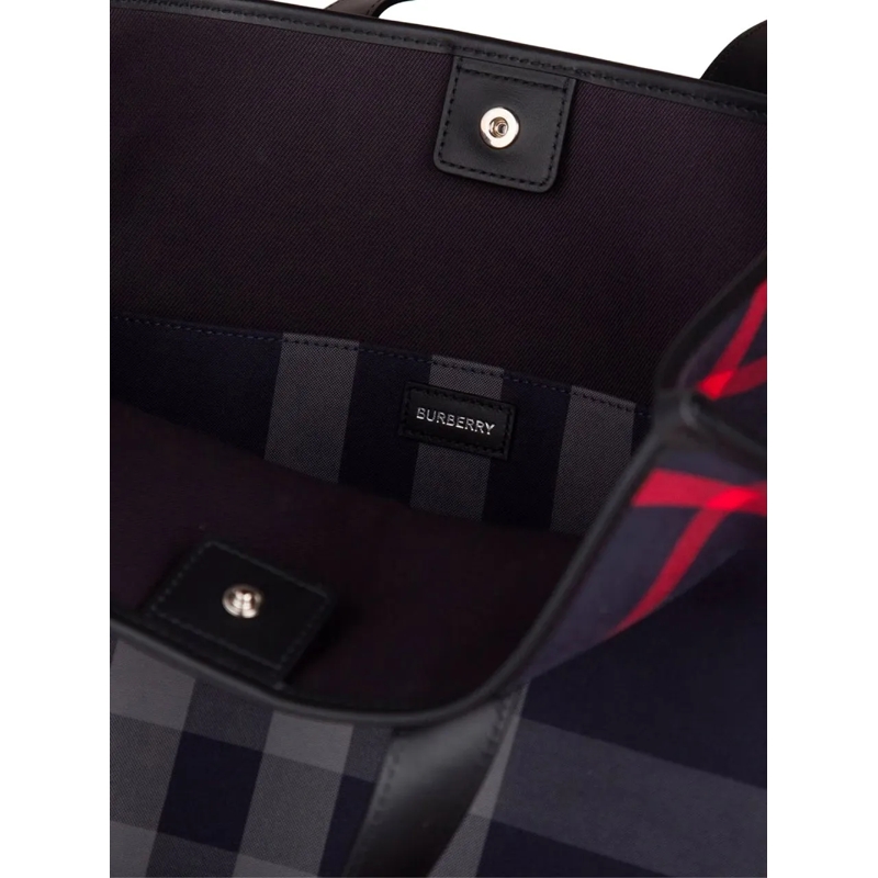 Burberry Tote Ip Check Logo Tote Bag blau