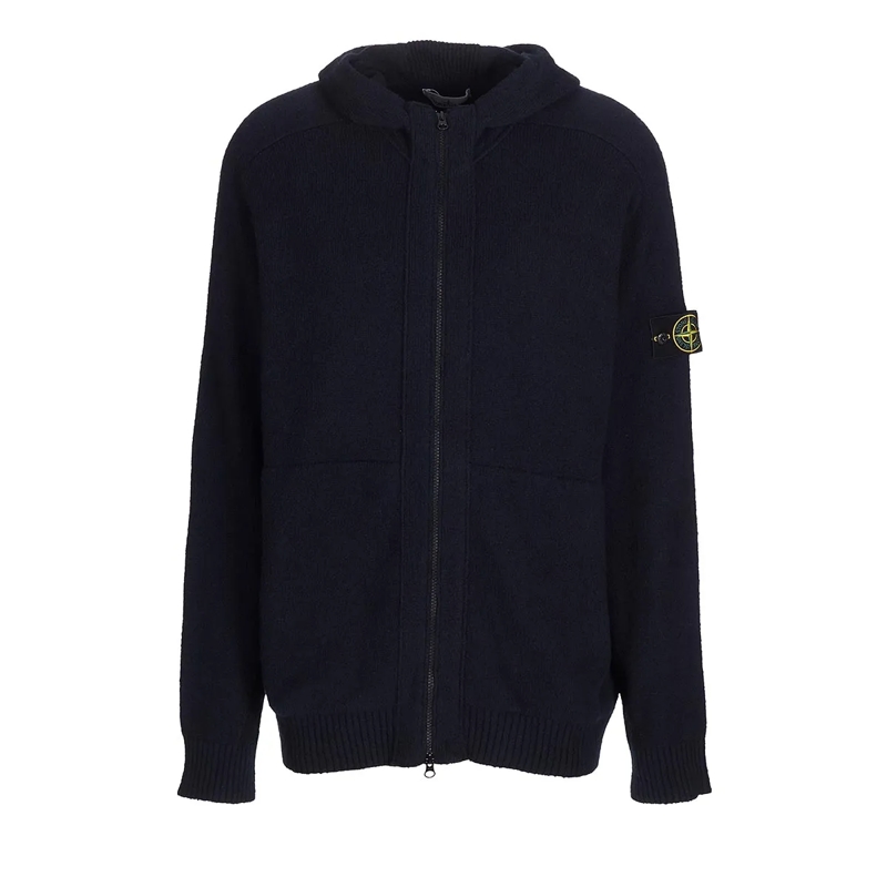 Stone Island Cardigan HOODIE dunkelblau
