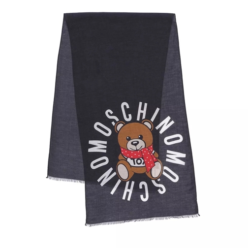 Moschino Scarf Black Lichtgewicht Sjaal