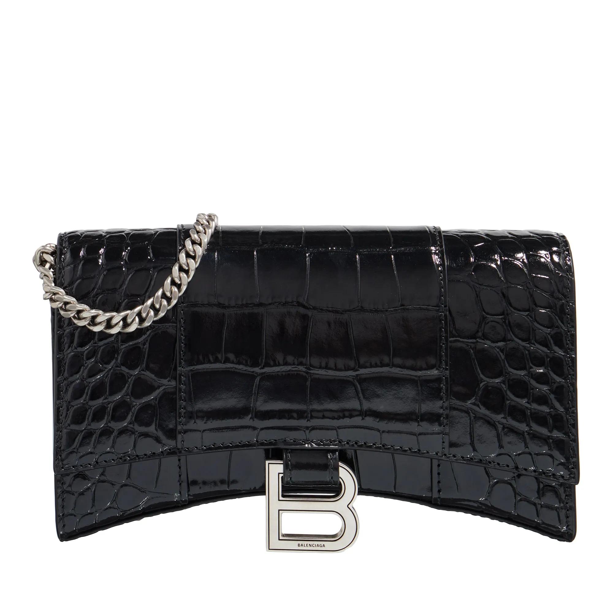 Balenciaga Portemonnaie - Hour Wallet On a Chain - Gr. unisize - in Schwarz - für Damen