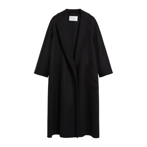 Max Mara Ludmilla Belted Cashmere Midi Coat Black Manteaux transitionnels