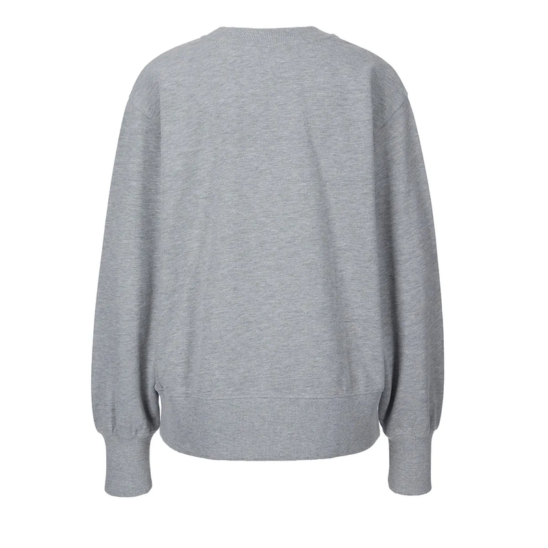 Juvia Sweatshirt Fleece Sweater Deviding Seams 930/1 ash grey mel.(Image 2)