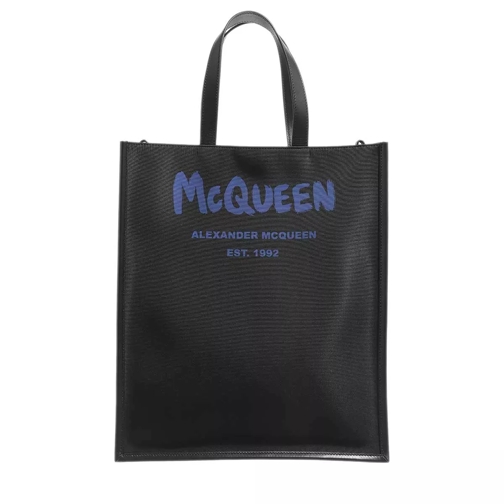 Alexander McQueen Bag Black Ultramarine Shoppingväska