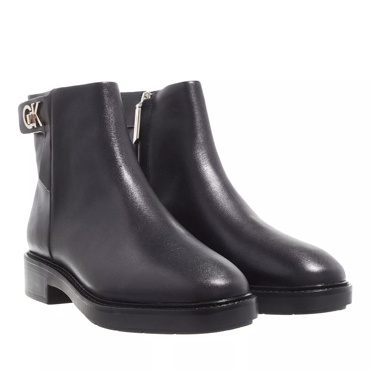 calvin klein leather chelsea boots