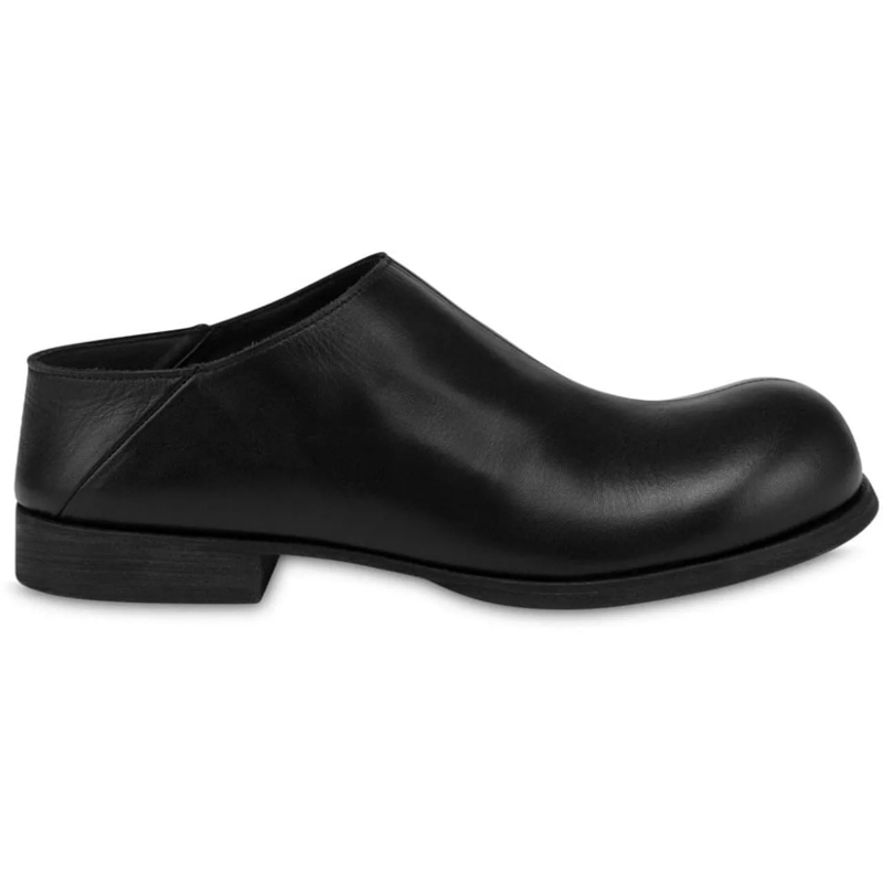 Moschino Slides Flat Shoes Black schwarz