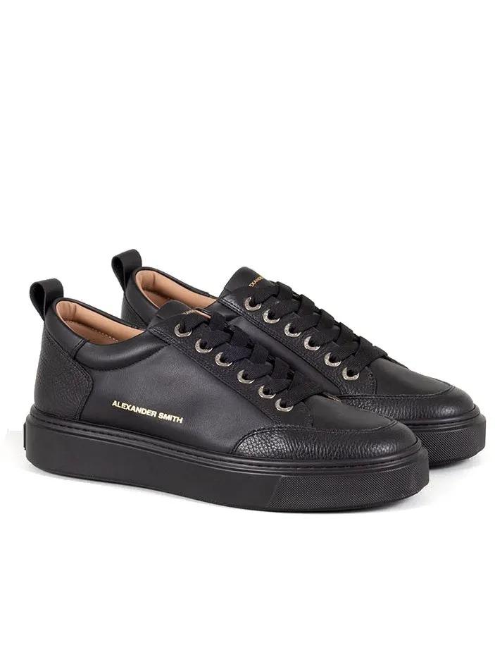 Thumbnail - Alexander Smith Low-Top Sneaker - Black Trainers With Smooth Leather - Gr. 45 (EU) - in Schwarz - für Damen
