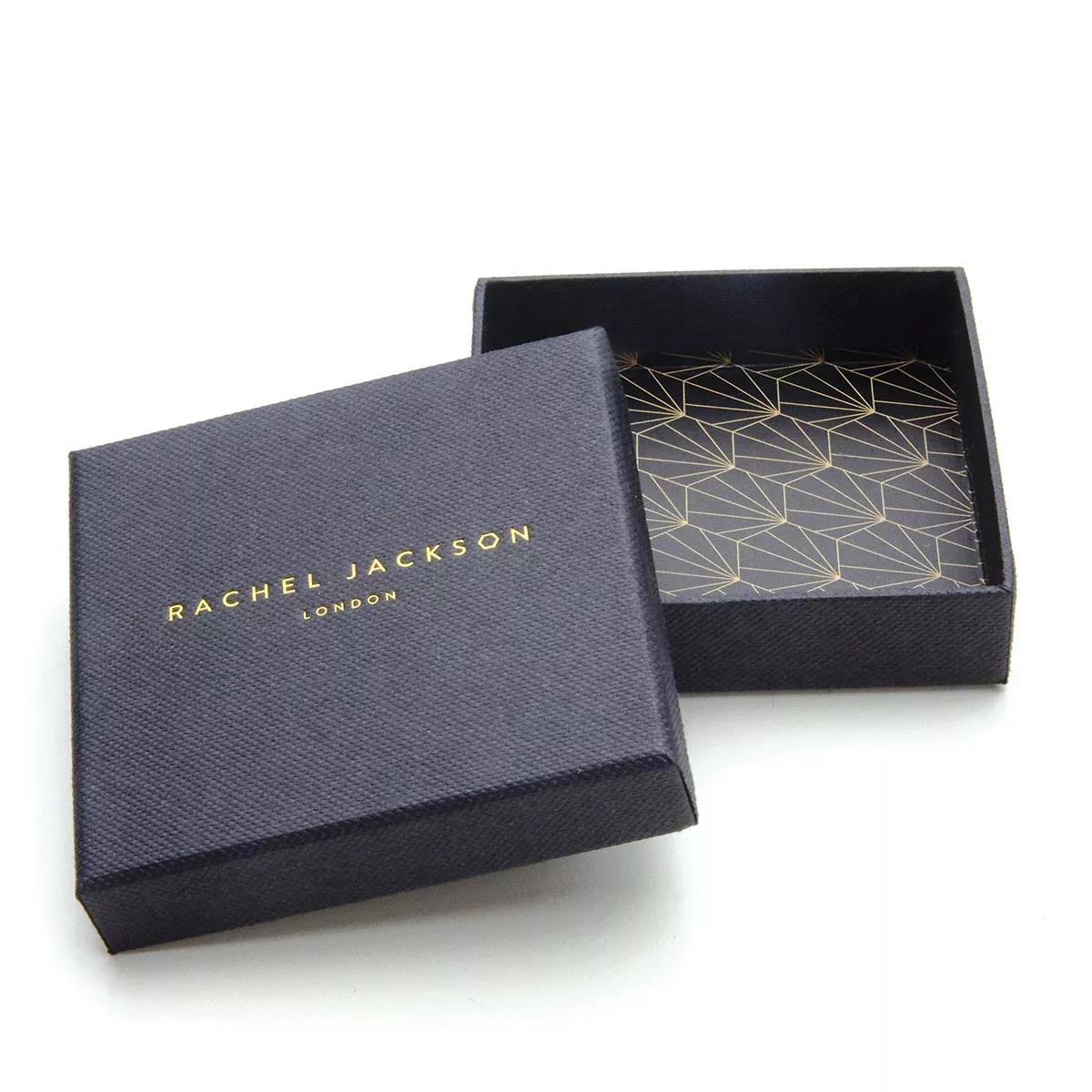 rachel jackson london bijouterie, 22k plated mini onyx t-bar bracelet en gold - pour dames