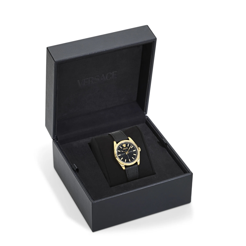 Versace Quarzuhr Quarz Analog Uhr Ver.millenium L.(Wc-0E) schwarz(Image 4)