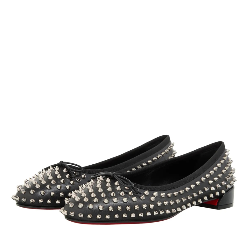 Christian Louboutin Ballerinas Sweetie Jane Spikes Ballerinas Black