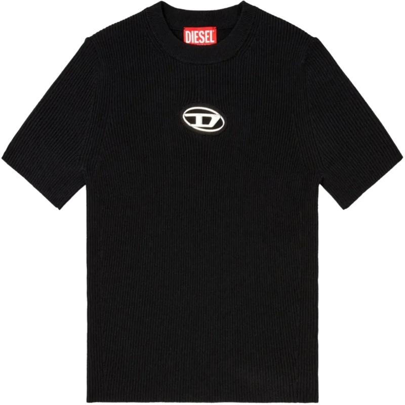 Diesel T-shirt M Valari Top Black schwarz