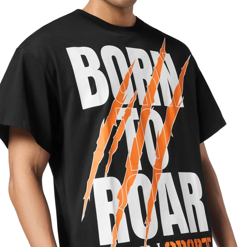 Plein Sport T-Shirt T-Shirt Rundhalsausschnitt Ss Scratch schwarz(Image 5)