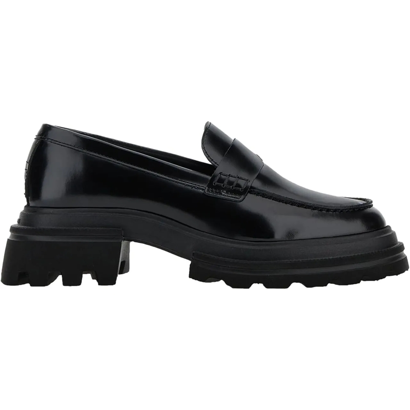 Hogan Mocassin Loafer schwarz