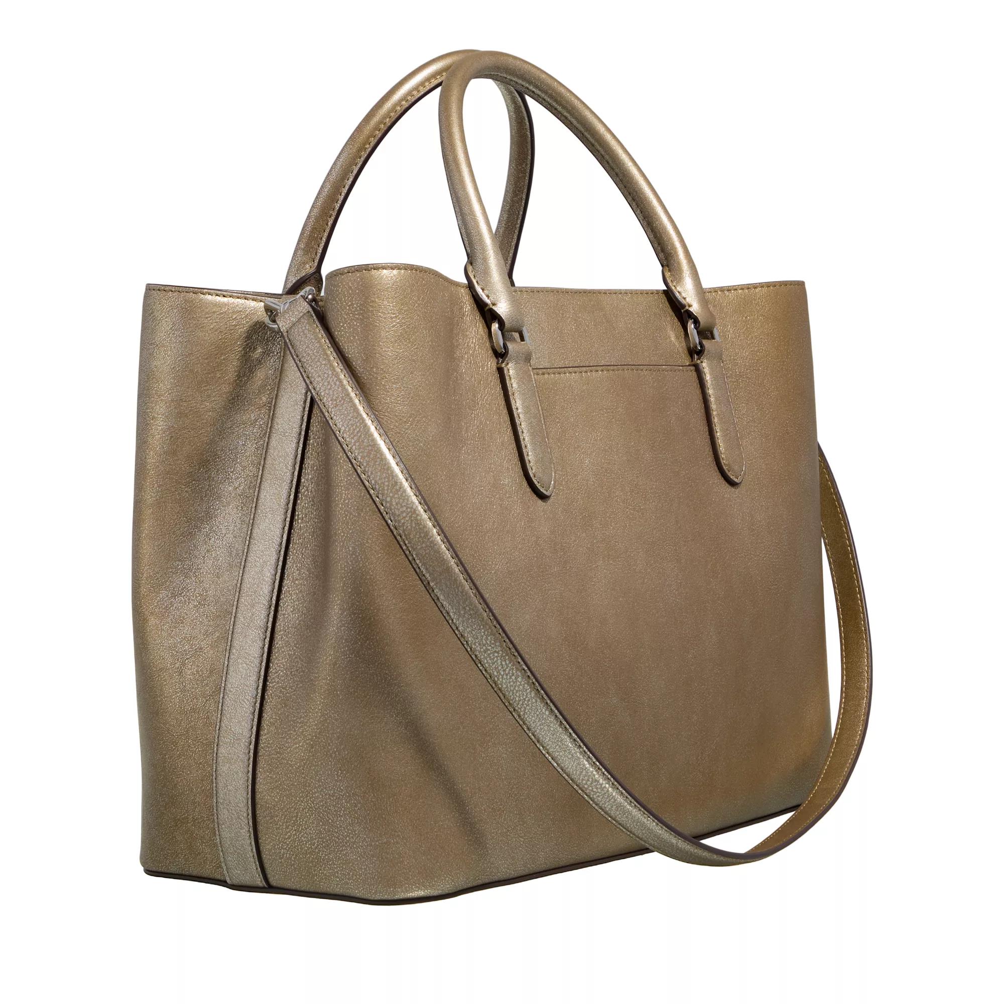 Lauren Ralph Lauren Satchels Marcy 36 Satchel Large in goud