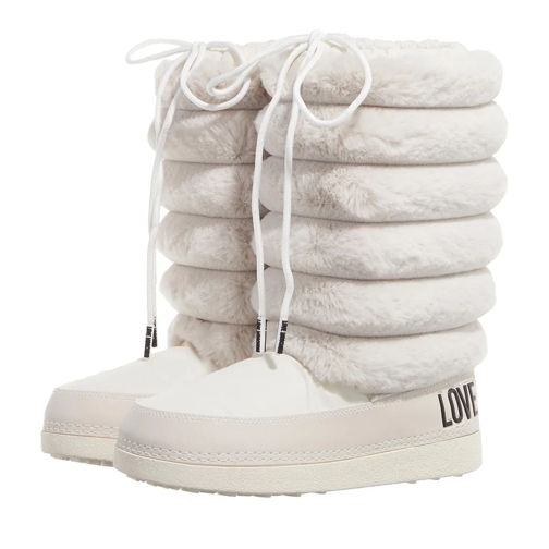 Love Moschino Winterstiefel Stivaletto Donna Offwhite