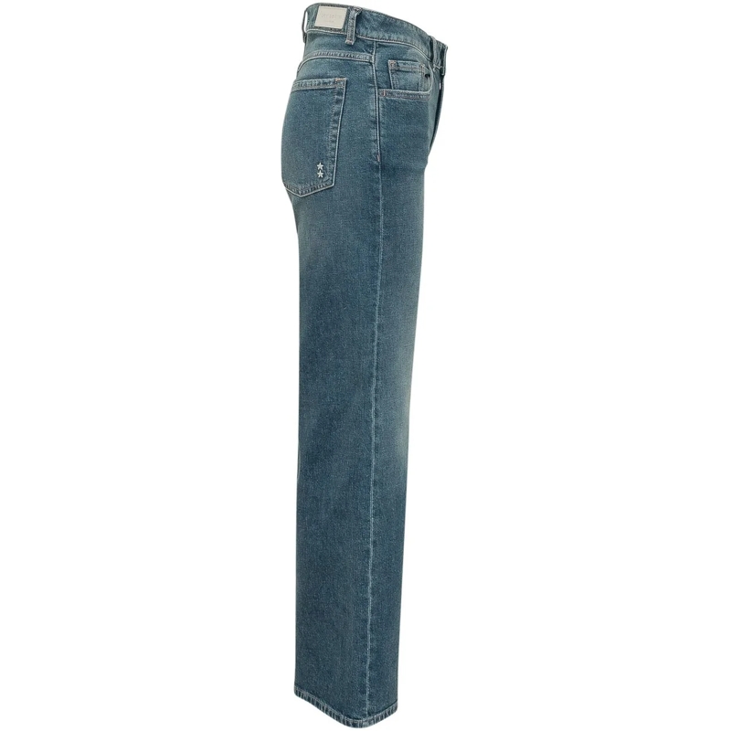 ICON DENIM Boyfriend-Jeans Jeans gamba dritta blau(Image 3)