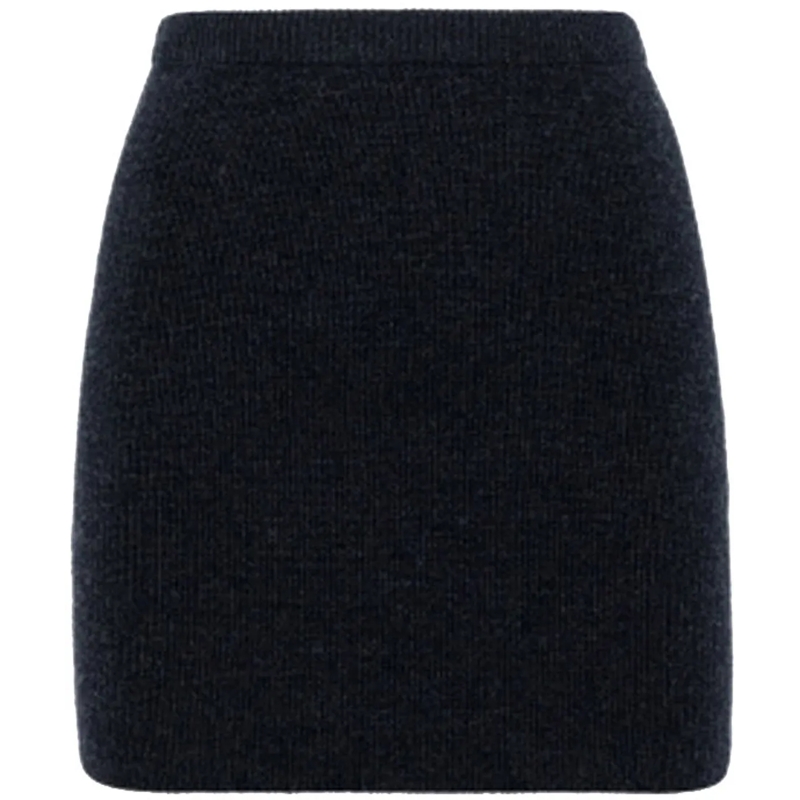 Blugirl Midirock Skirts Dark Blue Mel dunkelblau