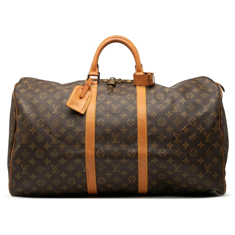Louis Vuitton Weekender Monogram Keepall 55 braun