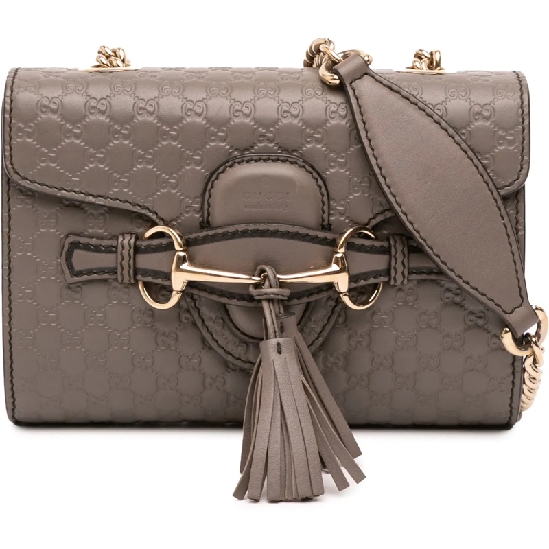Gucci Sac à bandoulière Mini Microguccissima Emily Crossbody braun