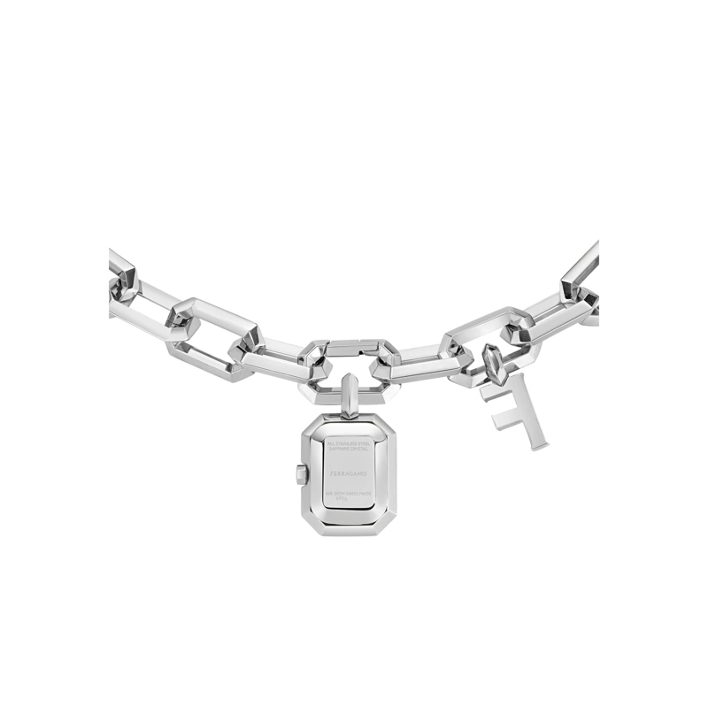 Salvatore Ferragamo Quarzuhr Quarz-Analoguhr Ferragamo Charm silber(Image 3)