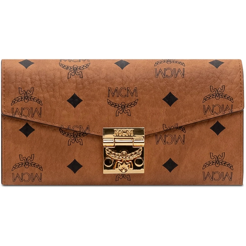 MCM Geldbörse Portafoglio Tracy Large beige