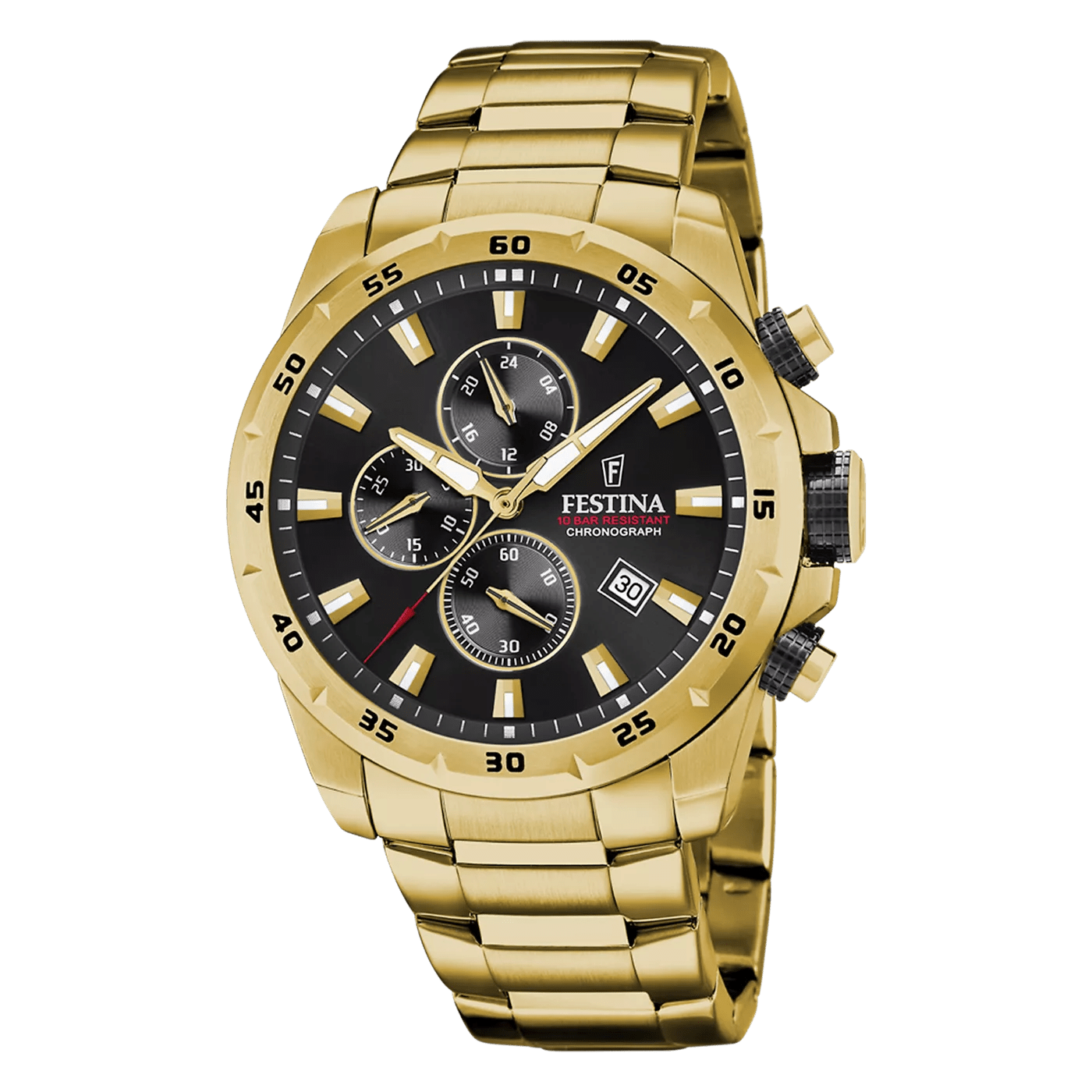 Festina Uhren - Festina Chrono Sport herren Uhr Gold F20541-4 - Gr. unisize - in Gold - für Damen