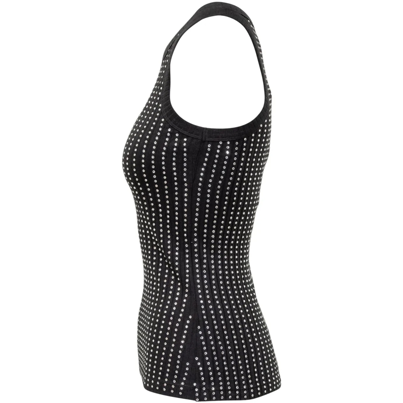 The Attico Top Canotta Thermostrass schwarz(Image 3)