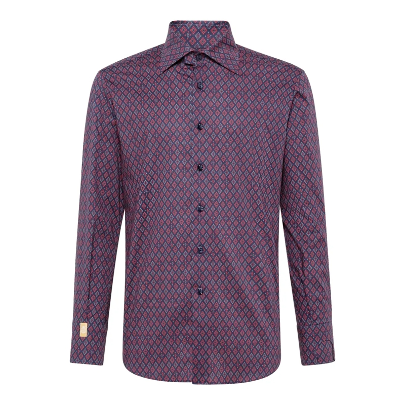 BILLIONAIRE Hemd Hemd Slim Fit dunkel-blau