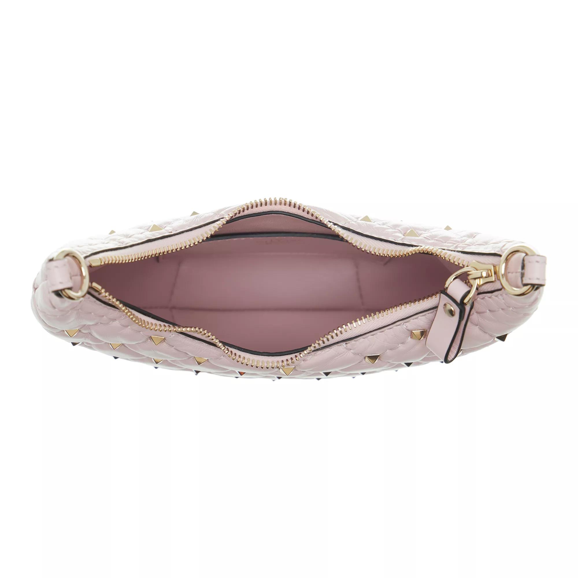 Valentino Garavani Satchels Rockstud Top Handle Bag in poeder roze