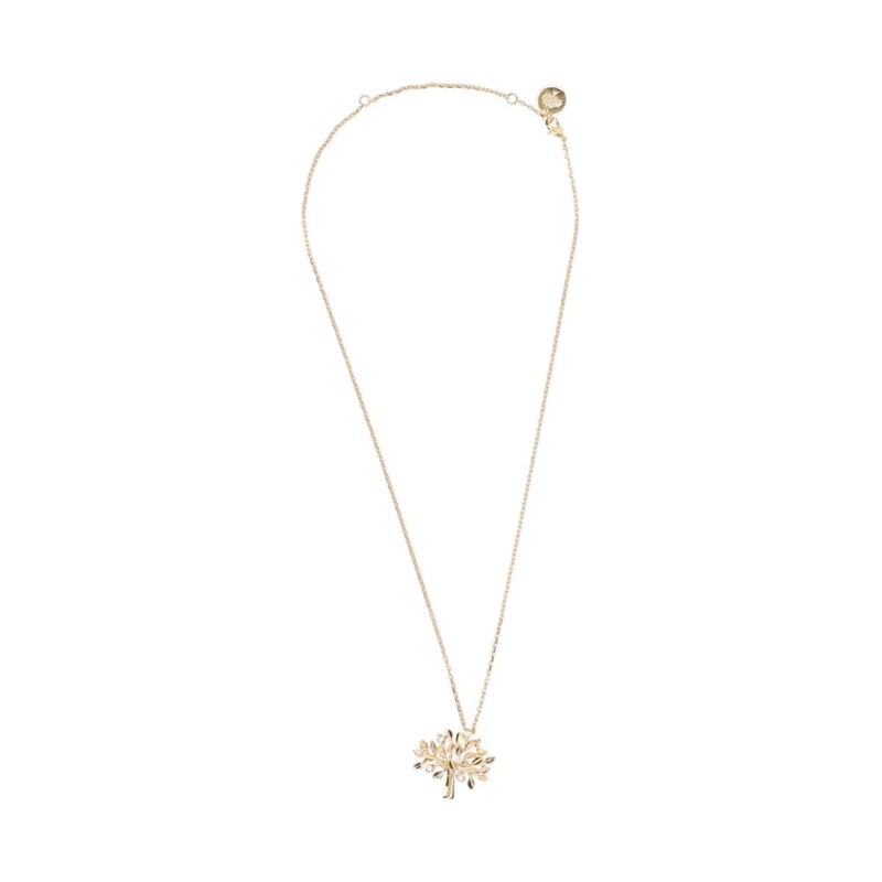 Mulberry Mittellange Halskette "Tree" Necklace – Gold-Tone Brass With Crystals Not Applicable