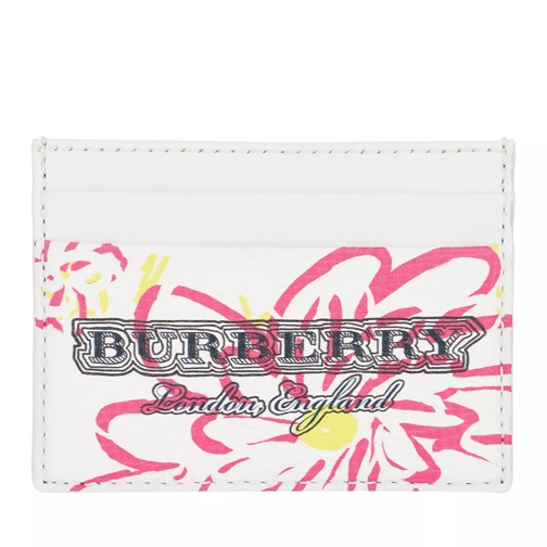 Burberry Buberry Printed Card Case White/Multi Porta carte di credito