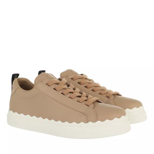 Chloé Lauren Sneaker Smooth Calfskin Pink Tea scarpa da ginnastica bassa