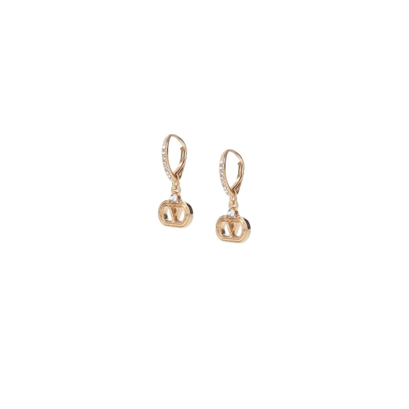 Valentino Garavani Ohrstecker "Vlogo Signature" Drop Earrings Gold-Plated Not Applicable