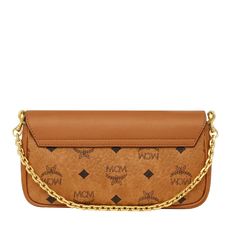 MCM Crossbodytas Tracy Vi Lthr Mix Crossbody Mni Co Cognac(Image 8)