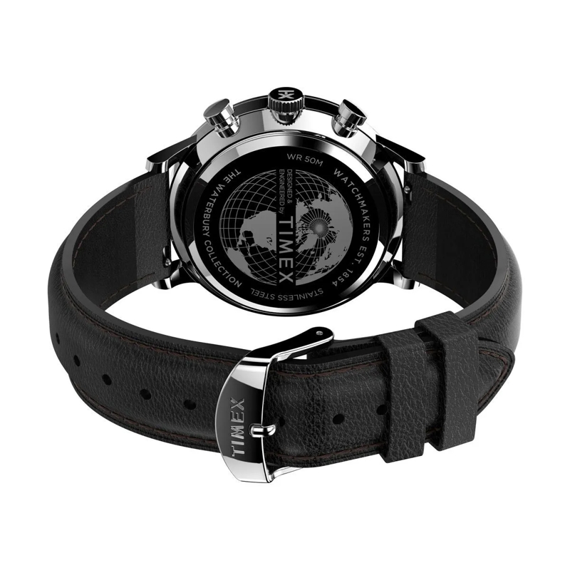 Timex Automatikuhr Chronographenuhr Waterbury Classic silber (Image 5)