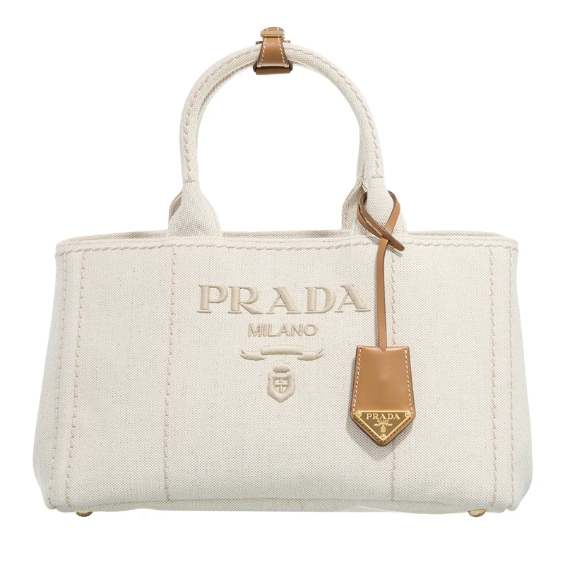 Prada Tote Shopping Bag Naturale