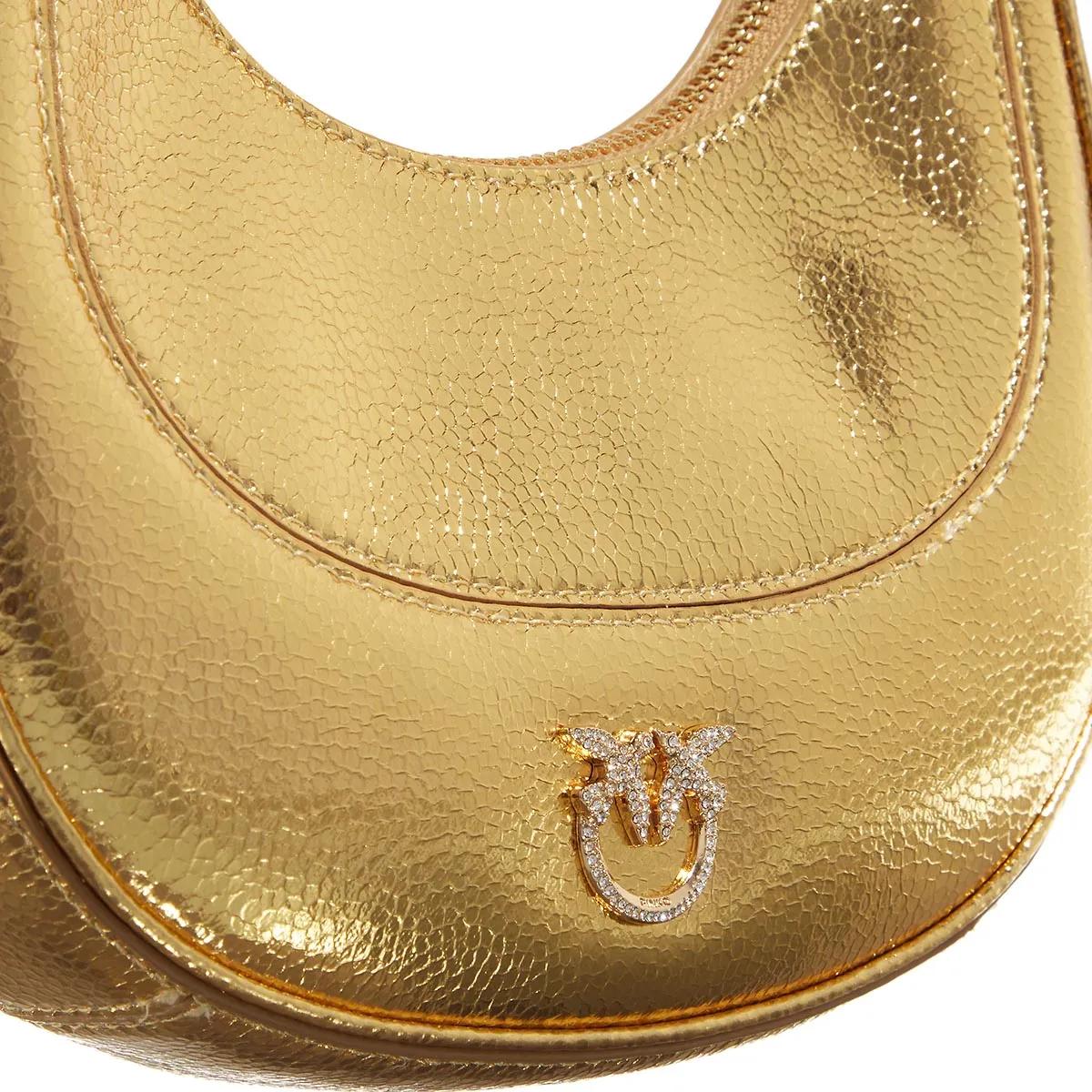pinko Hobo bags Brioche Hobo Mini in geel