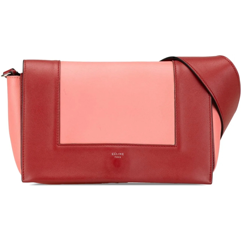 Celine Schultertasche Leather Frame Shoulder Bag rose