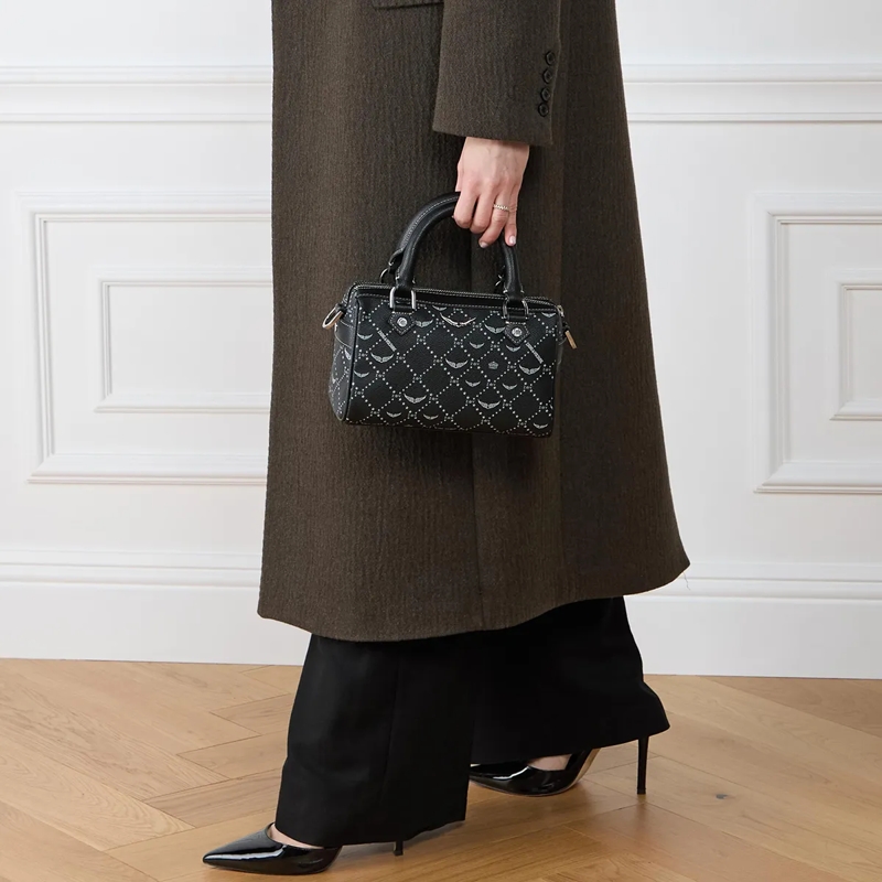 Zadig & Voltaire Bowling Bag Xs Sunny Vibe Monogram Black(Image 2)